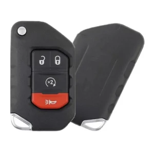 2018 - 2024 Jeep Smart Flip Key Fob 4B W/ Remote Start RC-JEEP-34C