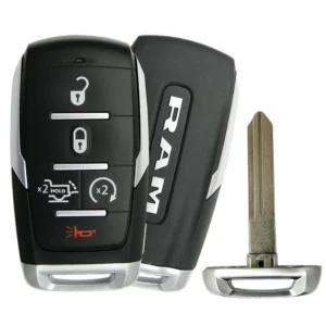 2025 RAM 1500 Smart Key 5B FCC# OHT-4882056 - Caras plateadas - 68523814AA RC-DODGE-77