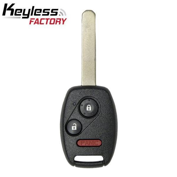 Honda 2007-2015 / Llave de cabeza con mando a distancia de 3 botones / MLBHLIK-1T (MERCADO POSVENTA SECUNDARIA) RK-HON-303