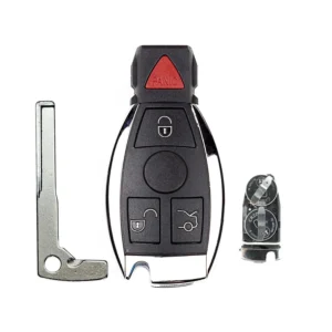1997 - 2014 Mercedes Benz Smart Key 4B Fob con Panic FCC# IYZ-3312 (doble batería) - Mercado de accesorios RC-BENZ-10C